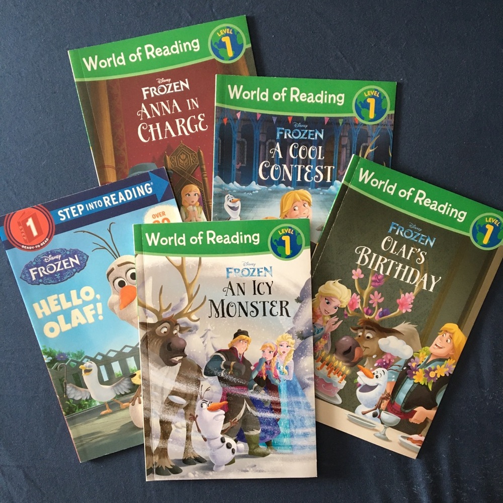Early Reader Bundle of 5 Frozen Books